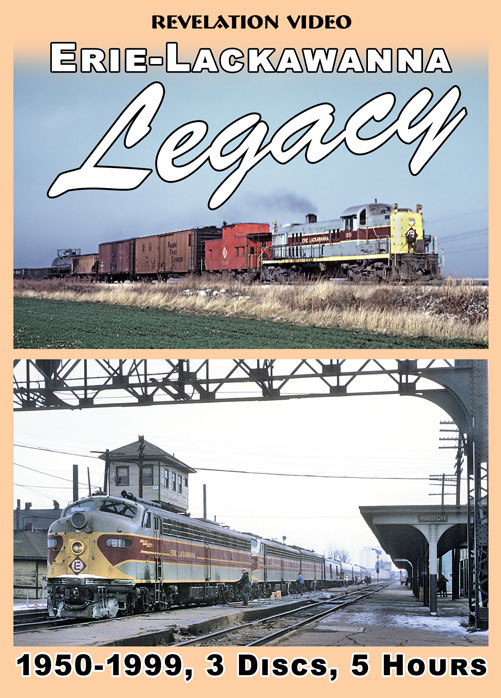 Erie-Lackawanna Legacy - Over 5 Hours - 3 Disc DVD DVD